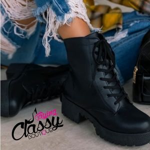 Brand new combat boots